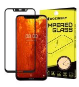 Tvrdené sklo WOZINSKY 5D FULL COVER (full glue) 9H PRO (TG) pre NOKIA 8.1 (2018)/X7 - čierne
