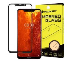 Tvrdené sklo WOZINSKY 5D FULL COVER (full glue) 9H PRO (TG) pre NOKIA 8.1 (2018)/X7 - čierne