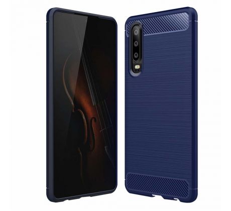 Púzdro CARBON CASE pre HUAWEI P30 - modré