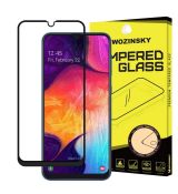 Tvrdené sklo WOZINSKY 5D FULL COVER (full glue) 9H PRO (TG) pre SAMSUNG GALAXY A30/A50 - čierne