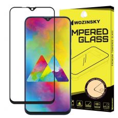 Tvrdené sklo WOZINSKY 5D FULL COVER (full glue) 9H PRO (TG) pre SAMSUNG GALAXY M20 - čierne