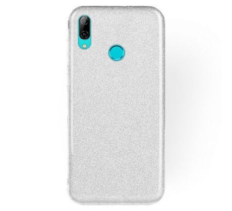 Púzdro SHINING CASE pre HUAWEI P SMART (2019)/HONOR 10 LITE - strieborné