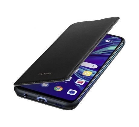 Púzdro originál HUAWEI WALLET COVER pre HUAWEI P SMART (2019)/HONOR 10 LITE - čierne