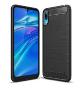 Púzdro FORCELL CARBON pre HUAWEI Y7 PRO (2019) - čierne
