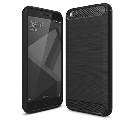 Púzdro FORCELL CARBON pre XIAOMI REDMI GO  - čierne