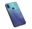 Púzdro RAINBOW GLASS CASE pre HUAWEI Y7/Y7 PRIME (2019) - modré