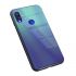Púzdro RAINBOW GLASS CASE pre HUAWEI Y7/Y7 PRIME (2019) - modré