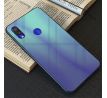 Púzdro RAINBOW GLASS CASE pre HUAWEI Y7/Y7 PRIME (2019) - modré