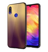 Púzdro RAINBOW GLASS CASE pre HUAWEI Y7/Y7 PRIME (2019) - fialové