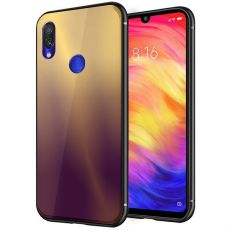Púzdro RAINBOW GLASS CASE pre HUAWEI Y7/Y7 PRIME (2019) - fialové