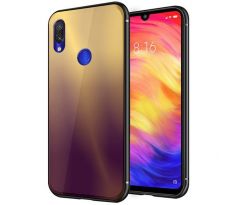 Púzdro RAINBOW GLASS CASE pre HUAWEI Y7/Y7 PRIME (2019) - fialové