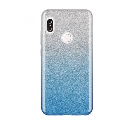 Púzdro SHINING CASE pre ASUS ZENFONE MAX PRO M2 (ZB631KL) - modro transparentné