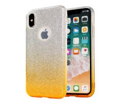 Púzdro SHINING CASE pre MOTOROLA MOTO G7/G7 PLUS - zlato transparentné