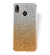 Púzdro SHINING CASE pre XIAOMI Mi A2 LITE (REDMI 6 PRO) - zlato transparentné