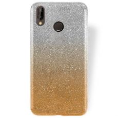 Púzdro SHINING CASE pre XIAOMI REDMI NOTE 7 (NOTE 7 PRO) - zlato transparentné