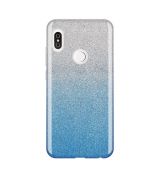 Púzdro SHINING CASE pre XIAOMI REDMI NOTE 7 (NOTE 7 PRO) - modro transparentné
