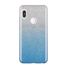 Púzdro SHINING CASE pre XIAOMI REDMI NOTE 7 (NOTE 7 PRO) - modro transparentné