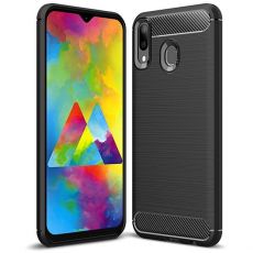 Púzdro CARBON CASE pre SAMSUNG GALAXY M20 (M205F) - čierne