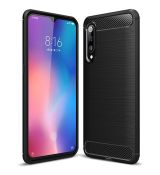 Púzdro CARBON CASE pre XIAOMI Mi 9 - čierne