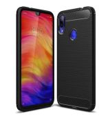 Púzdro CARBON CASE pre XIAOMI REDMI 7 - čierne