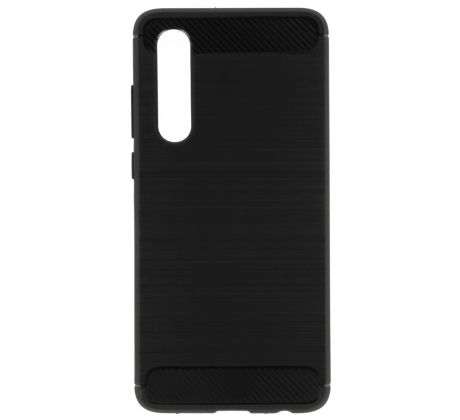 Púzdro CARBON CASE pre HUAWEI P30 - čierne