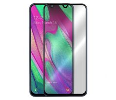 Tvrdené sklo 5D FULL COVER (full glue) 9H PRO (TG) pre SAMSUNG GALAXY A40 (A405F) - čierne