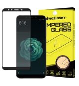 Tvrdené sklo WOZINSKY 5D FULL COVER (full glue) 9H PRO (TG) pre XIAOMI Mi A2 - čierne