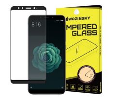 Tvrdené sklo WOZINSKY 5D FULL COVER (full glue) 9H PRO (TG) pre XIAOMI Mi A2 - čierne