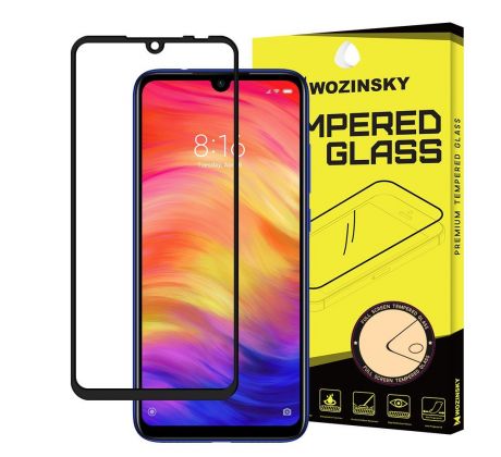 Tvrdené sklo WOZINSKY 5D FULL COVER (full glue) 9H PRO (TG) pre XIAOMI REDMI 7 - čierne