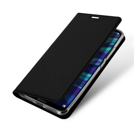 Púzdro knižkové DUX DUCIS PRO SKIN SERIES pre HUAWEI Y7/Y7 PRIME (2019) - čierne