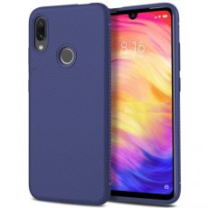 Púzdro TWILL TEXTURE pre XIAOMI REDMI NOTE 7 (NOTE 7 PRO) - modré