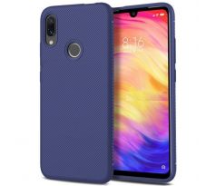 Púzdro TWILL TEXTURE pre XIAOMI REDMI NOTE 7 (NOTE 7 PRO) - modré