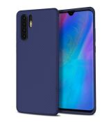 Púzdro TWILL TEXTURE pre HUAWEI P30 PRO - modré