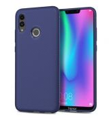 Púzdro TWILL TEXTURE pre HUAWEI P SMART (2019)/HONOR 10 LITE - modré