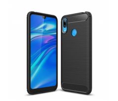 Púzdro CARBON CASE pre HUAWEI Y6 (2019)/HONOR 8A - čierne