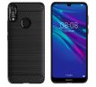 Púzdro CARBON CASE pre HUAWEI Y6 (2019)/HONOR 8A - čierne