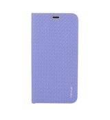 Púzdro knižkové VENNUS BOOK CARBON CASE pre HUAWEI MATE 20 LITE - fialové
