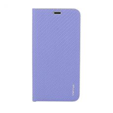 Púzdro knižkové VENNUS BOOK CARBON CASE pre HUAWEI MATE 20 LITE - fialové