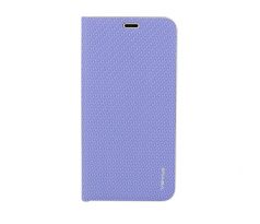 Púzdro knižkové VENNUS BOOK CARBON CASE pre HUAWEI MATE 20 LITE - fialové