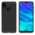 Púzdro CARBON CASE pre HUAWEI P SMART (2019)/HONOR 10 LITE - čierne