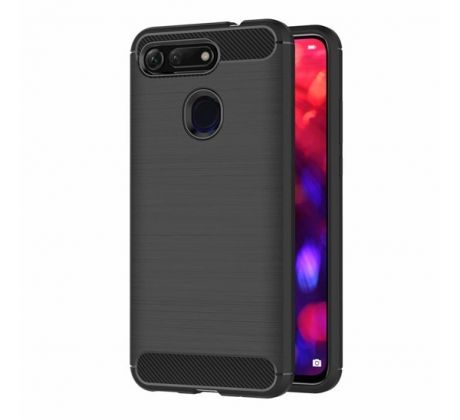 Púzdro CARBON CASE pre HUAWEI HONOR VIEW 20 - čierne