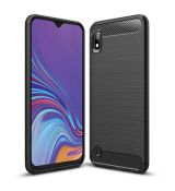 Púzdro CARBON CASE pre SAMSUNG GALAXY A10 (A105F) - čierne