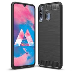 Púzdro CARBON CASE pre SAMSUNG GALAXY M30 (M305F) - čierne
