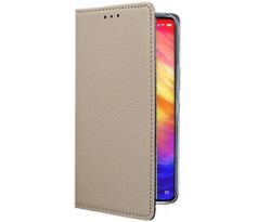 Púzdro knižkové SMART BOOK CASE pre XIAOMI REDMI NOTE 7 (NOTE 7 PRO) - zlaté