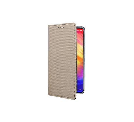 Púzdro knižkové SMART BOOK CASE pre XIAOMI REDMI NOTE 7 (NOTE 7 PRO) - zlaté