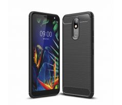 Púzdro CARBON LUX pre LG K40 (LG K12+) - čierne