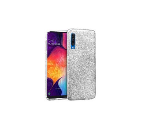 Púzdro SHINING CASE pre SAMSUNG GALAXY A50 (A505F) - strieborné