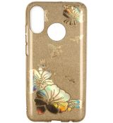 Púzdro SHINING CASE pre LG K10 2018 (LG K11) - zlaté kvety