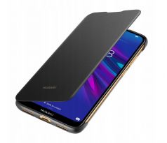 Púzdro originál HUAWEI WALLET COVER pre HUAWEI Y6 PRO (2019)/HONOR PLAY 8A - čierne