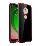 Púzdro ELEGANCE TPU CASE pre MOTOROLA MOTO G7 PLAY - červené